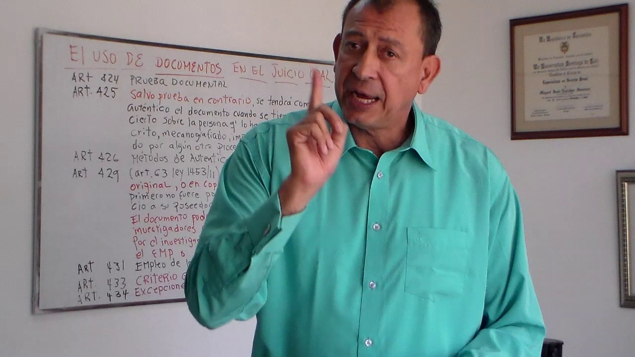 El uso de  documentos en Juicio oral (art. 424 y siguientes Ley 906/04)