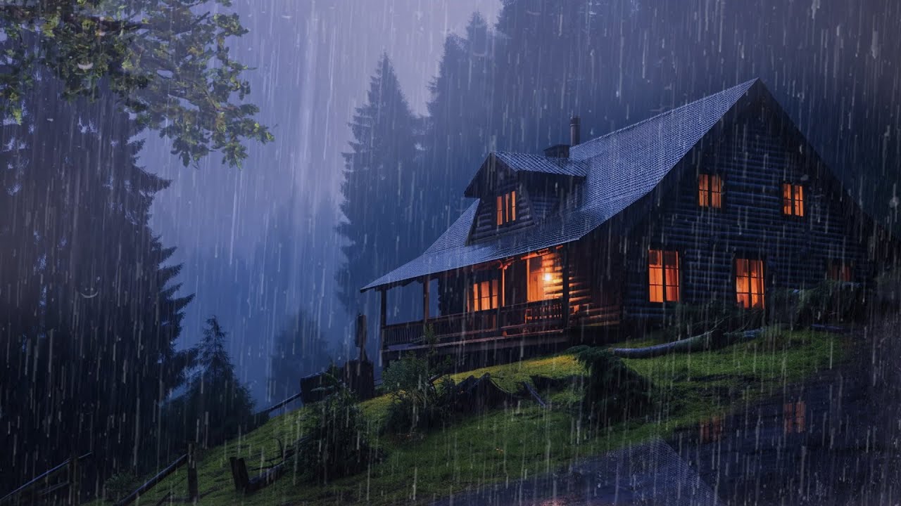 Super Heavy Rain To Sleep Immediately - Rain Sounds For Sleeping - Beat Insomnia, Relax, White Noise