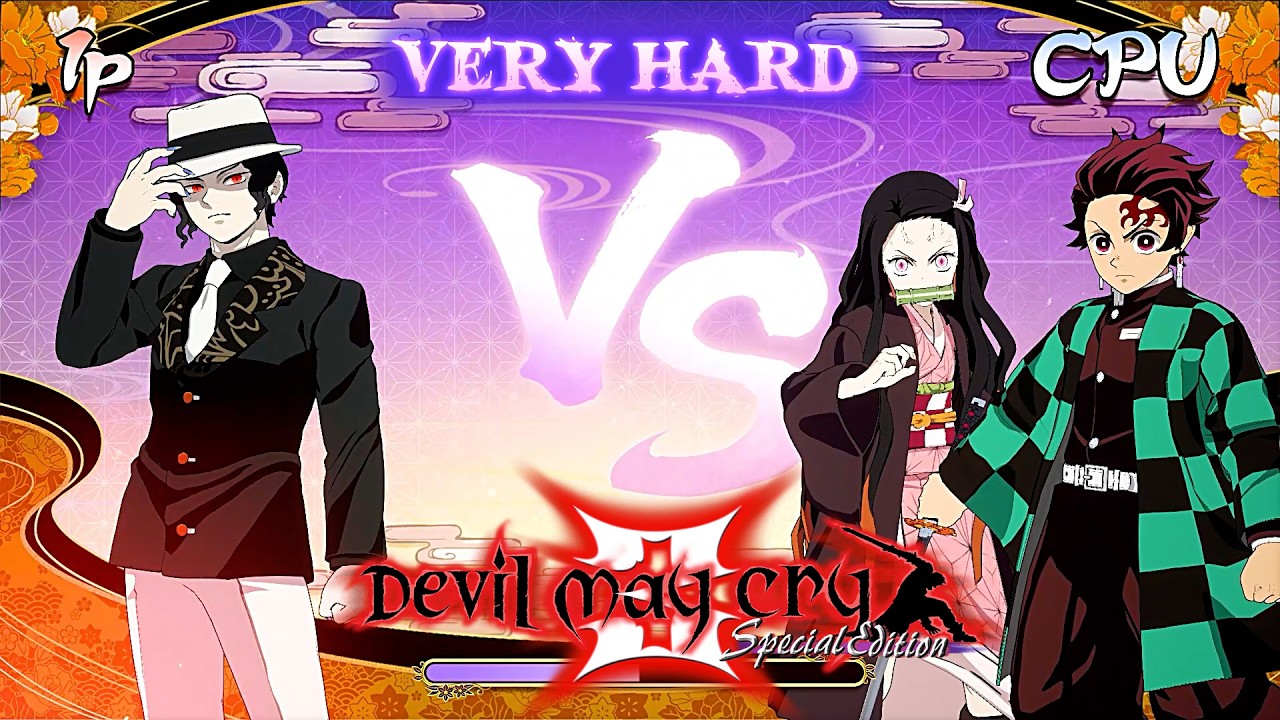 Muzan Vs Tanjiro (Infinity Castle) & Nezuko! Devil May Cry 3 Music - Cerberus! Hinokami Chronicles 2