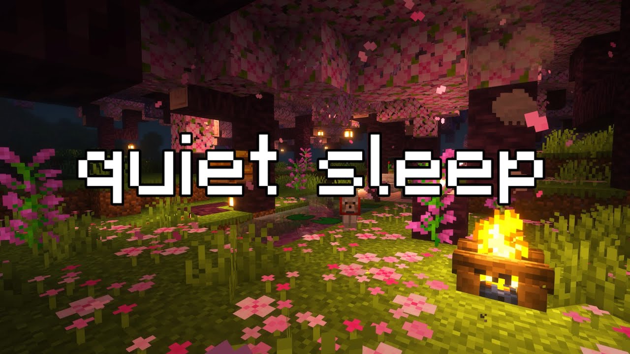 everyone is asleep but you...(minecraft c418 + soft rain ambience)