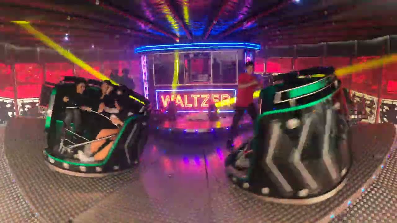 John Collins Thunderdome Waltzer | Off Ride POV Knutsford May Day Fair 2023
