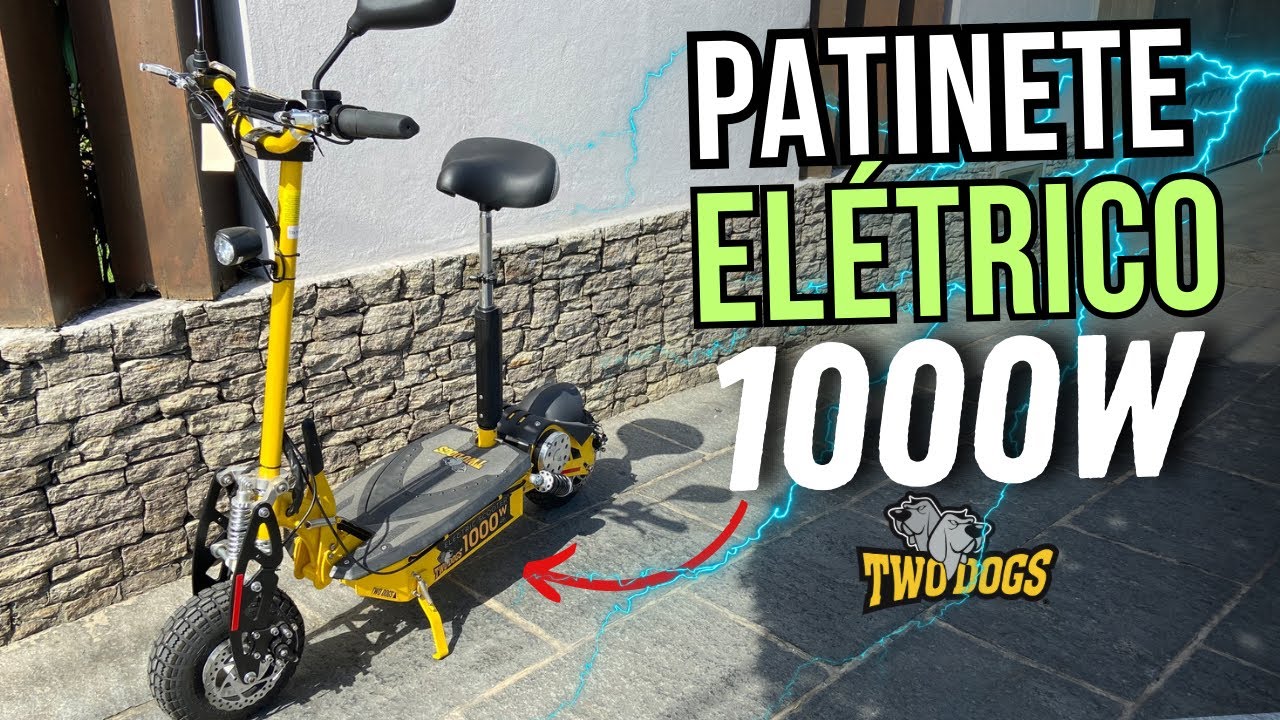 PATINETE ELÉTRICO TWO DOGS 1000W - VEÍCULO AUTOPROPELIDO