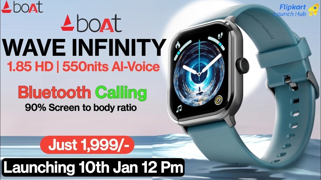 Boat Wave Infinity New Smartwatch Launch  | Feature & Specs | Boat Wave Infinity | Boat Wave Edge