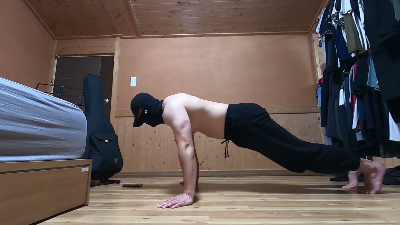 push-up 한 달 변화 - 6일차