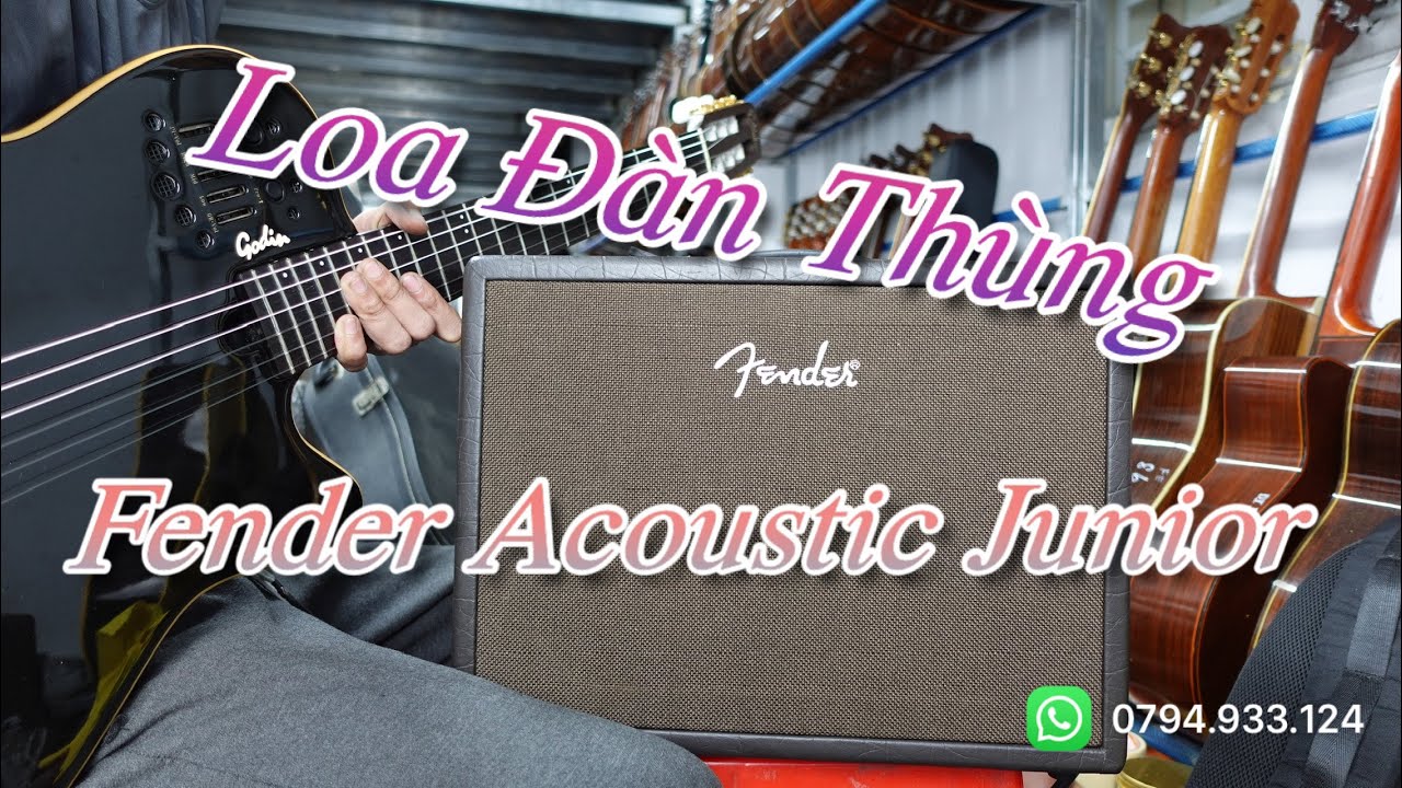 (ĐÃ BÁN) Giới Thiệu LOA ĐÀN THÙNG l Fender Acoustic Junior l LIKE NEW 99% l Có Bluetooth l Cổng Micr