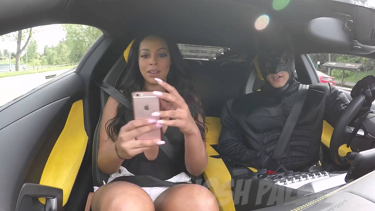 Batman Driving A Lamborghini Is Your Uber Driver!