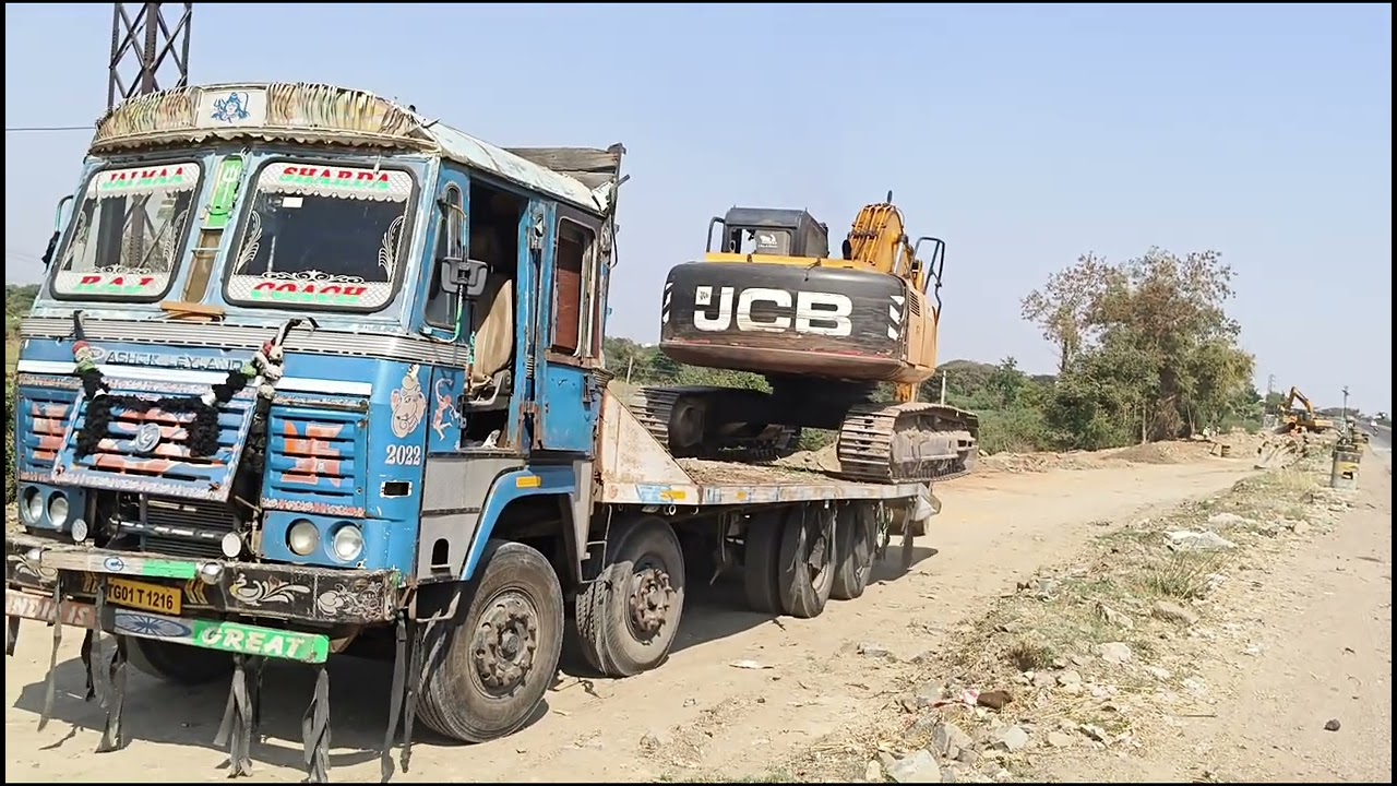 JCB 220 unloading 🥺🥺🥺🥺