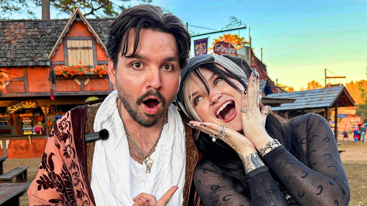 Кемпинг на ярмарке Texas Renaissance Fair!