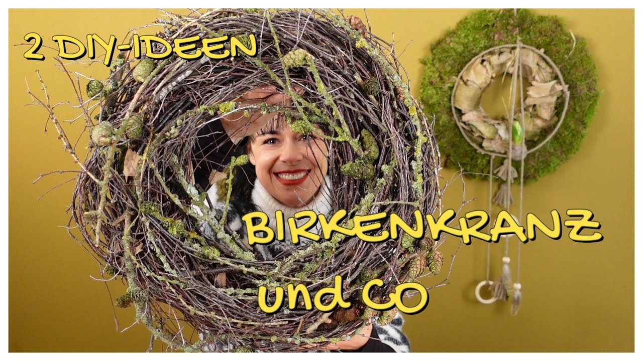 DIY-KRANZIDEEN für TISCH und TÜR/ ganz NATÜRLICH und SCHLICHT