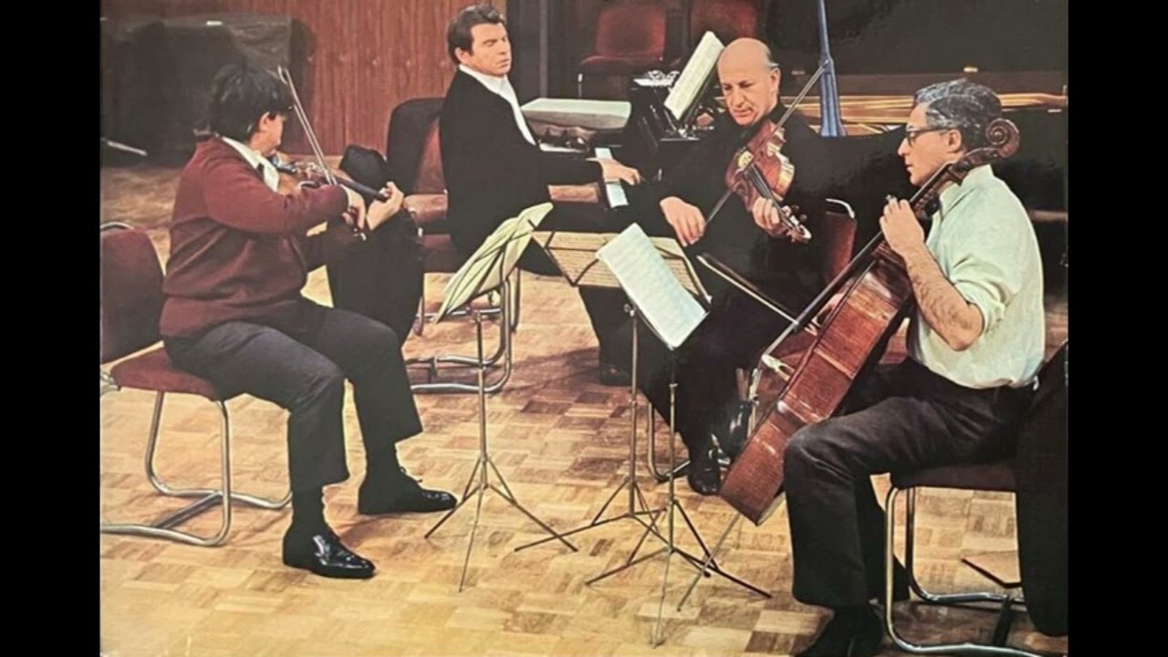 Brahms: Piano Quartet No. 1 in G minor, Op. 25 - Gilels & members of the Amadeus Quartet (live)