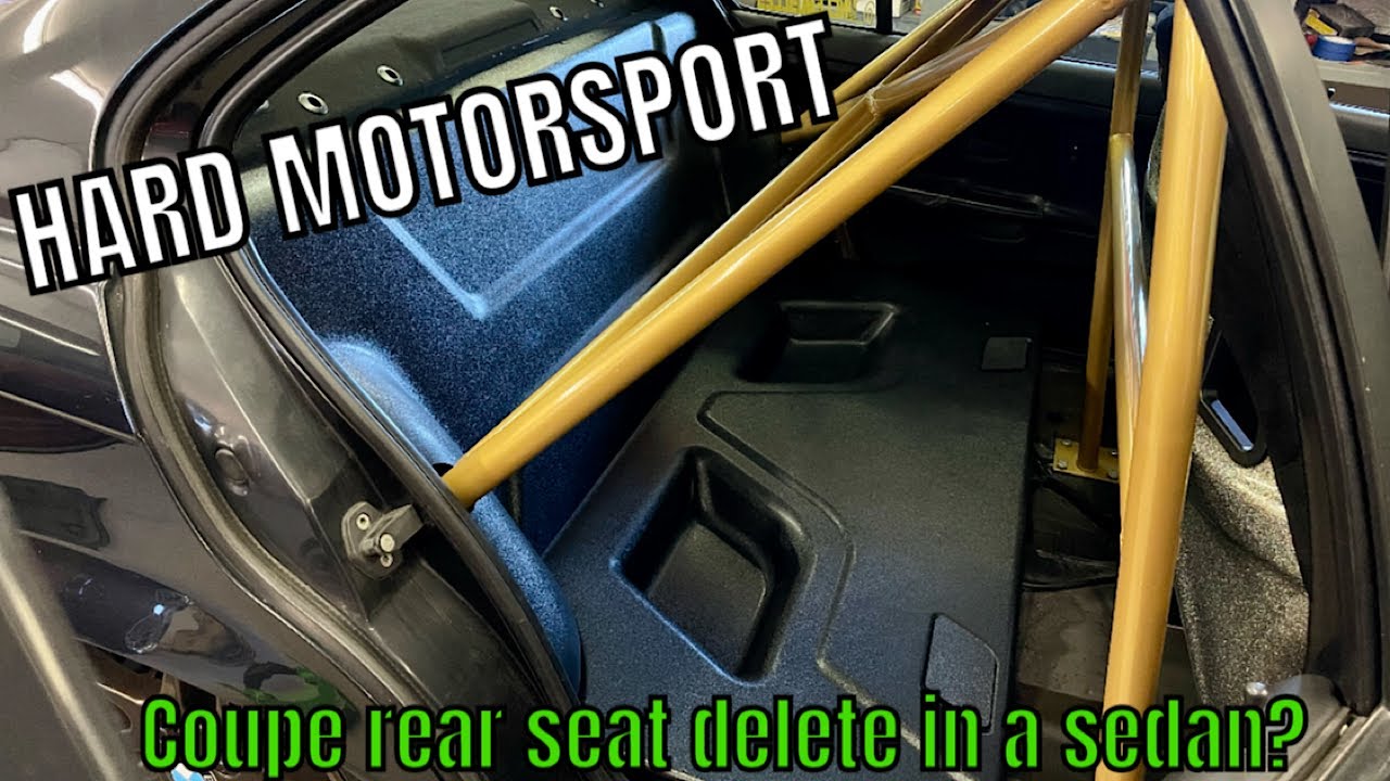 E36 Sedan Rear Seat Delete (Hard Motorsport) Will It Work?