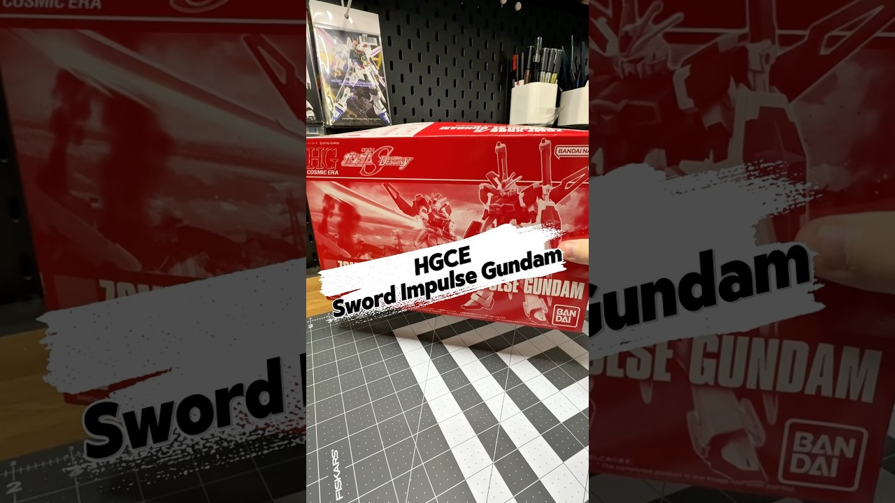 Unboxing HG Sword Impulse Gundam! ⚔️SEED fans, is this a must-build? #Gunpla #Gundam #GunplaUnboxing