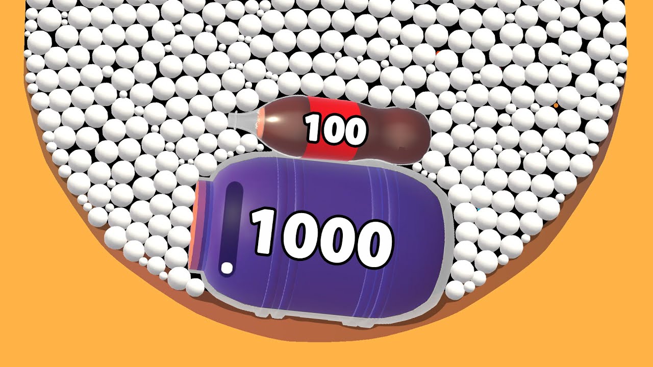 DROP AND EXPLODE - Mentos Cola 3D (Отскок и Сбор) ASMR Геймплей Максимальный Уровень!