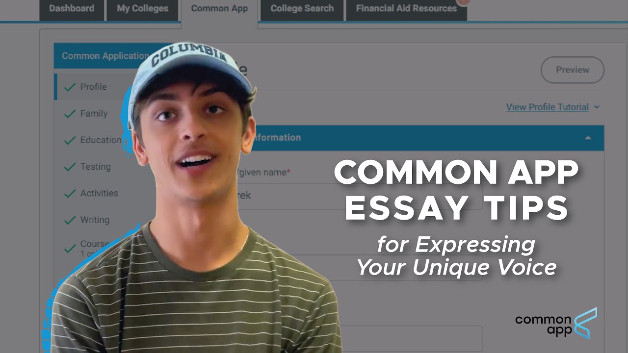 Common App Essay Tips for Expressing Your Unique Voice