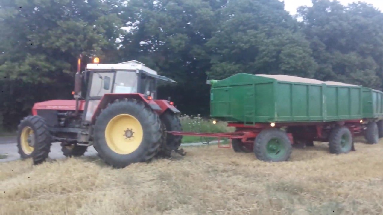 ZETOR 16245 i John Deere 7810  ☆ ☆ ☆ ☆  wyciąganie przyczep z pola