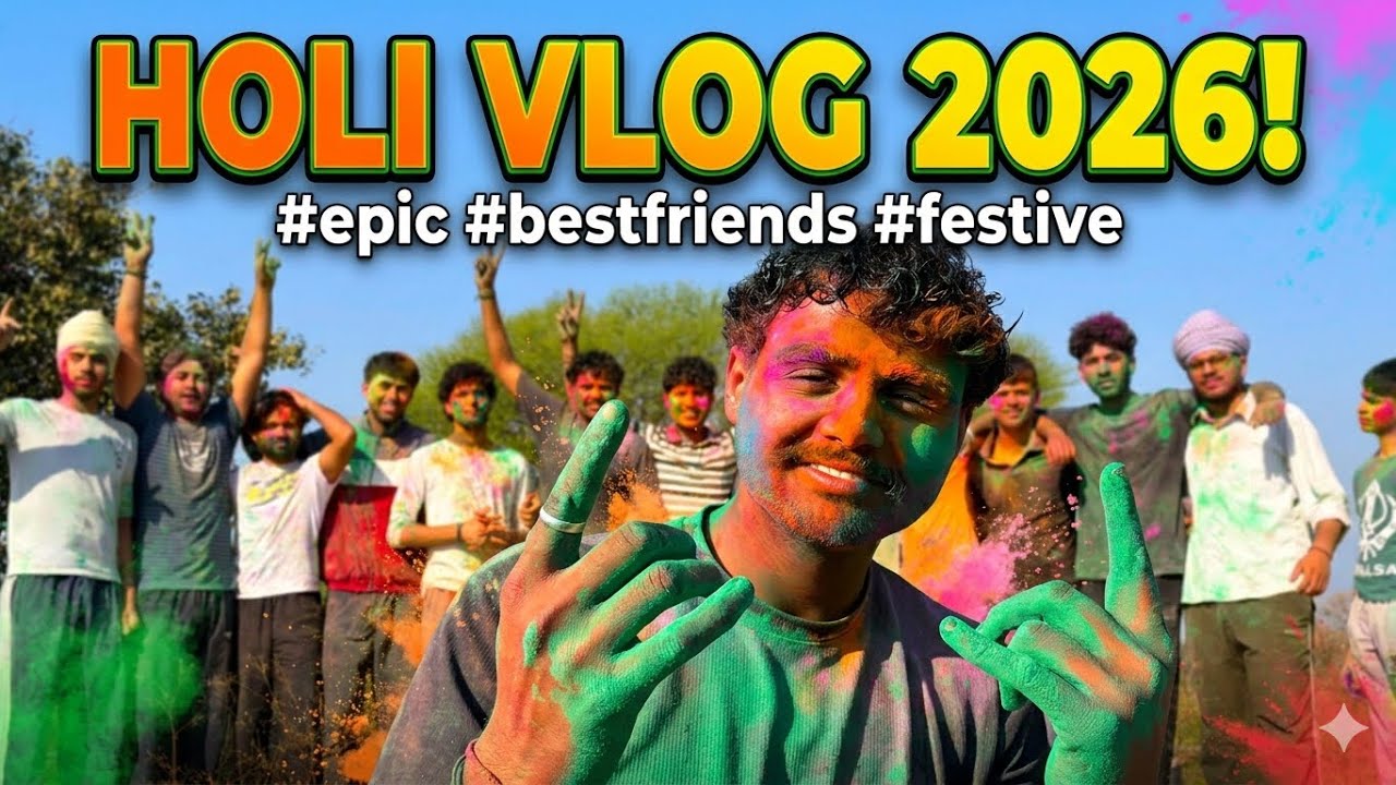 BURA NA MANO HOLI HAI! 🎨 Epic Holi 2026 Celebration | nav _saini