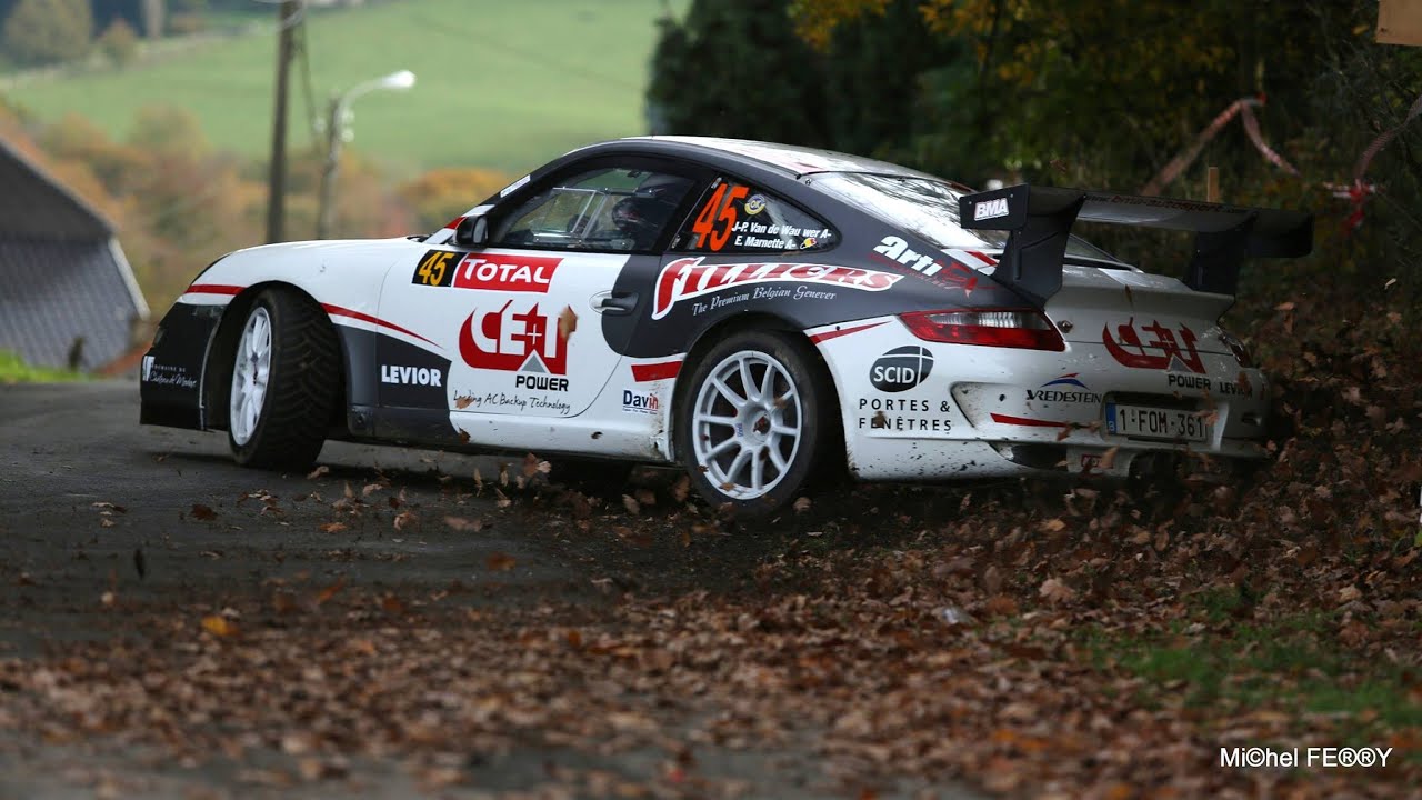 Van de Wauwer Porsche 997 GT3 Amazing Pure Sound Rallye du Condroz