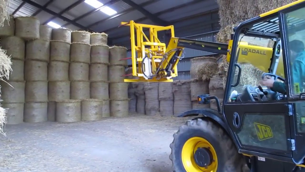 Big Square and Round Bale Stacker