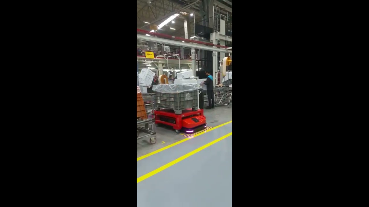 iCARRY 4.0 Doğal navigasyon Pin mekanizmalı AGV