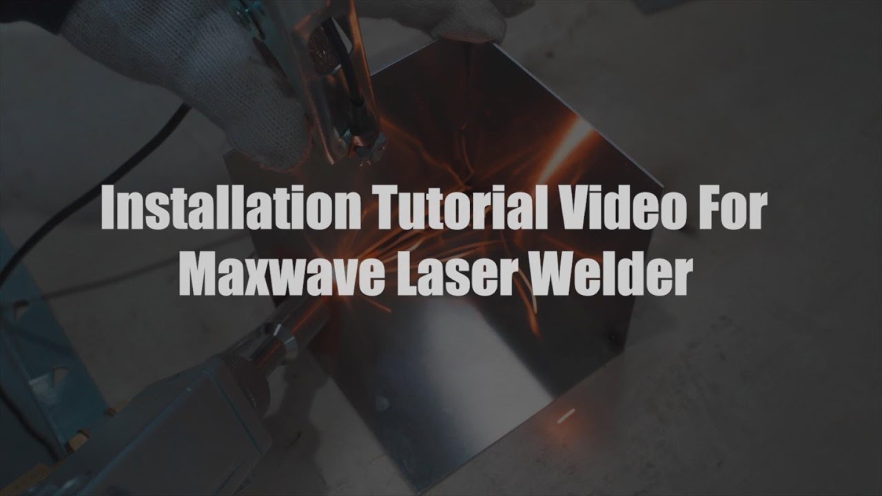 How to use handheld fiber laser welding machine tutorial user manual operation installation video