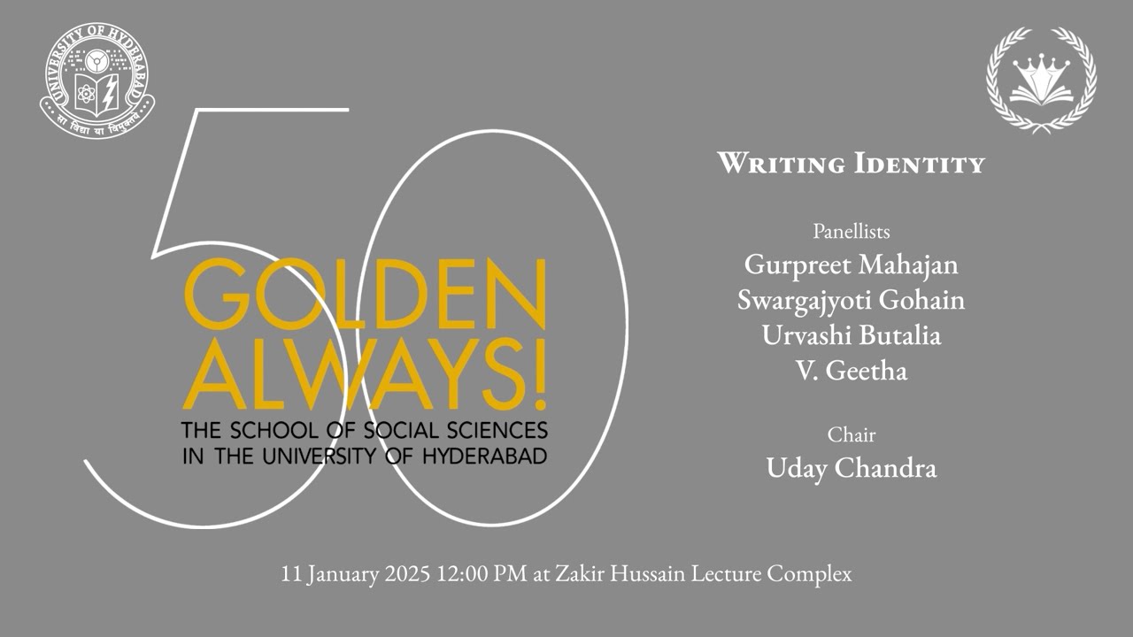 Panel Discussion: Writing Identity - Gurpreet Mahajan, Swargajyoti Gohain, Uravashi Butalia, VGeetha