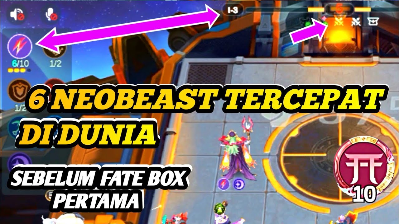REKOR 6 NEOBEAST TERCEPAT||SEBELUM FATE BOX PERTAMA BOSS||COMMANDER LUNOX MCGG||MCGG UPDATE TERBARU 