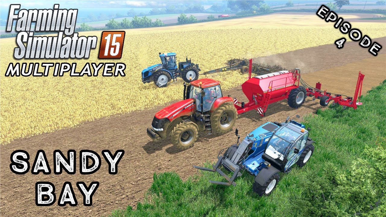 Multiplayer Farming Simulator 15 | Sandy Bay | Episode 4
