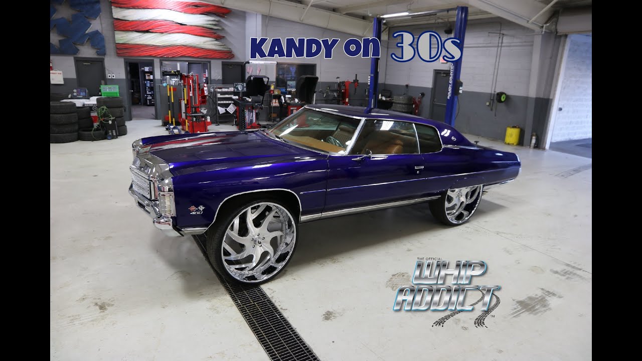 WhipAddict: Kandy Blue 71' Chevy Impala on Forgiato 30s, Peanut Butter Interior, Car Audio, $50k OBO