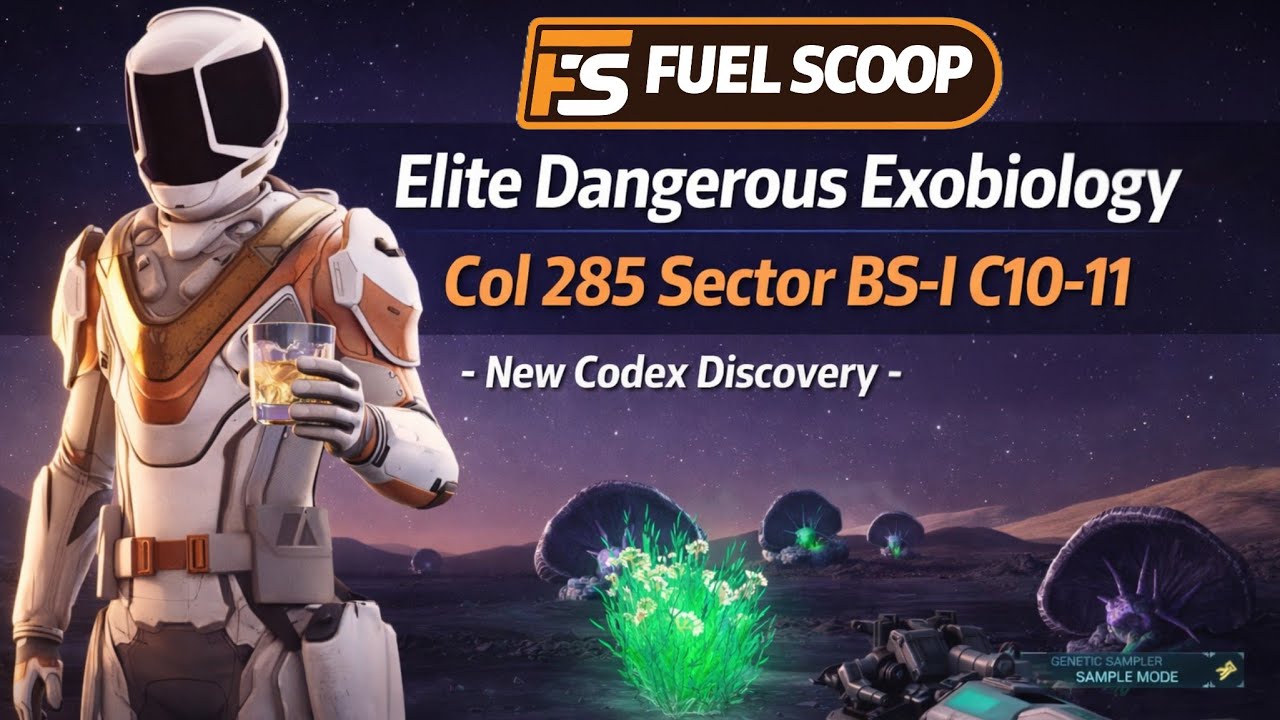 Elite Dangerous Exobiology - Col 285 Sector BS-I C10-11