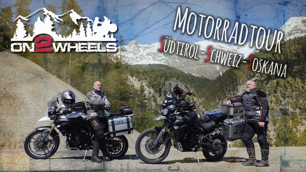 MOTORRADTOUR SÜDTIROL - SCHWEIZ - TOSKANA | on2wheels | Tiger 800 XC