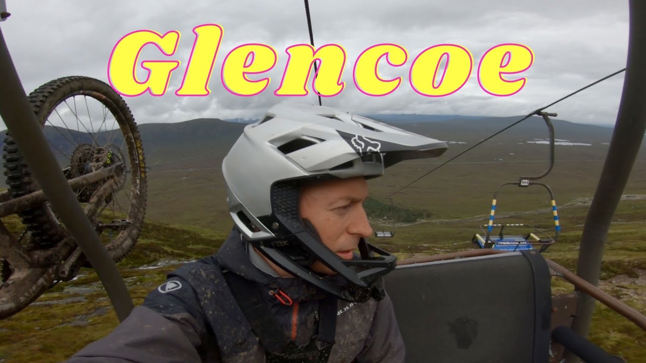 Glencoe new red DH mtb vlog
