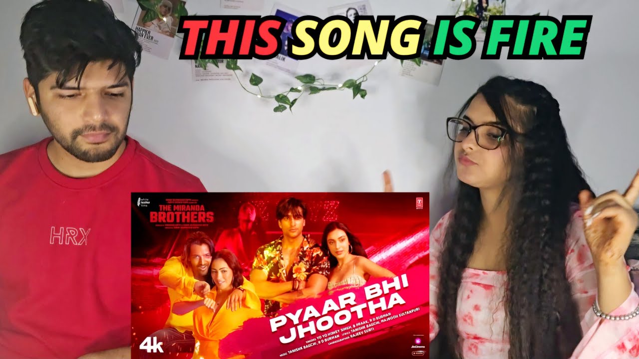 Yo Yo Honey Singh - Pyaar Bhi Jhootha | B Praak, Tanishk | The Miranda Brothers | Reaction