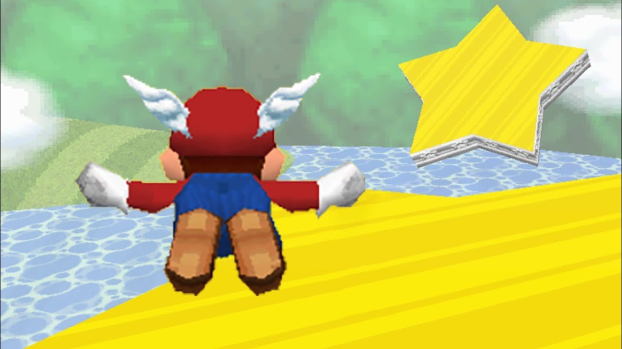 Mario's Holiday - Starry Grasslands (Complete Secret Level 1)