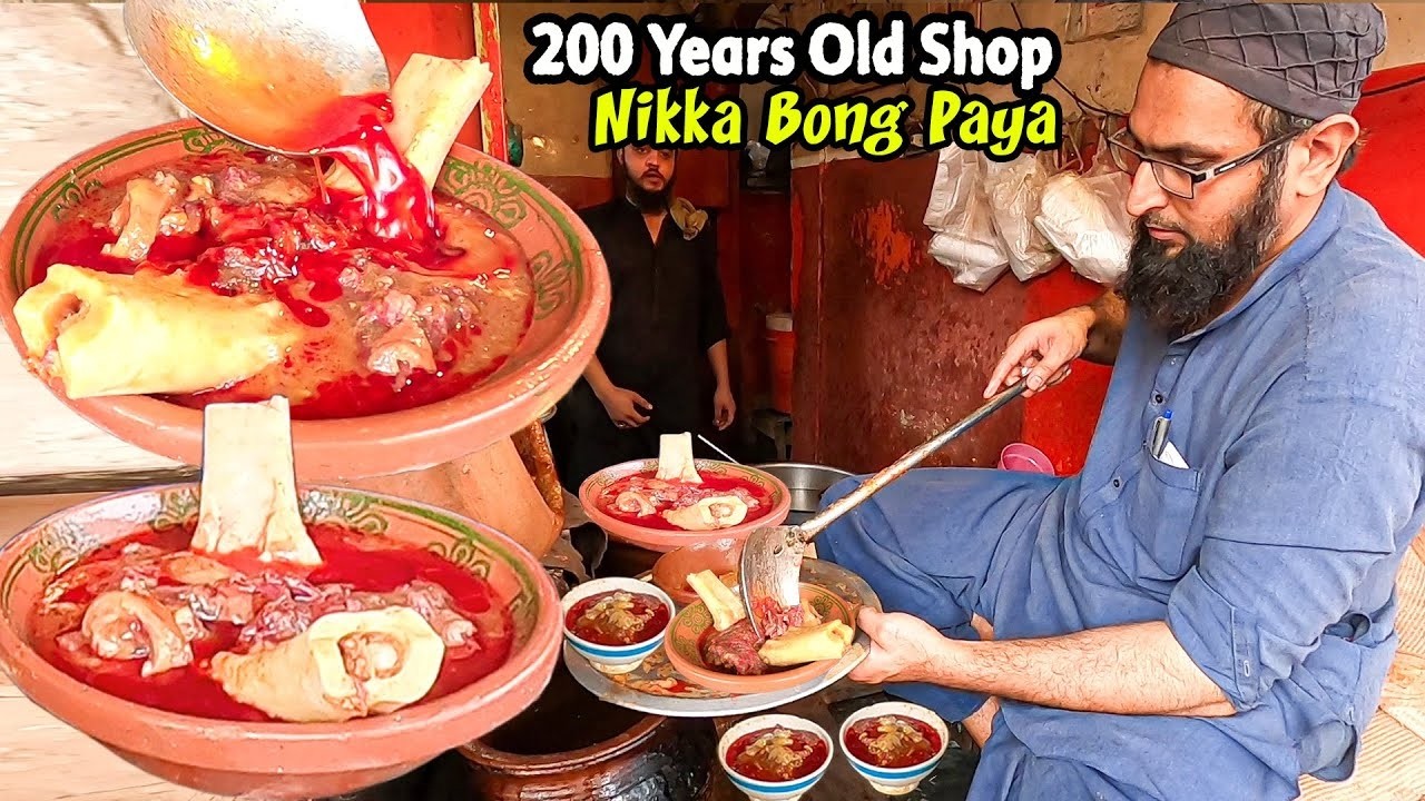 Nikka Siri Paye | Best Ever Naika Bong Paya | Peshawari Siri Paye | Street Food Siri Paya Pakistan