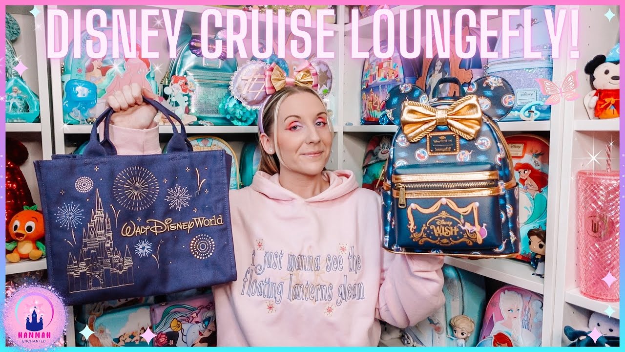 Disney Unboxing Vlog Walt Disney World Cinderella SpiritJersey Disney Cruise Wish Rapunzel Loungefly