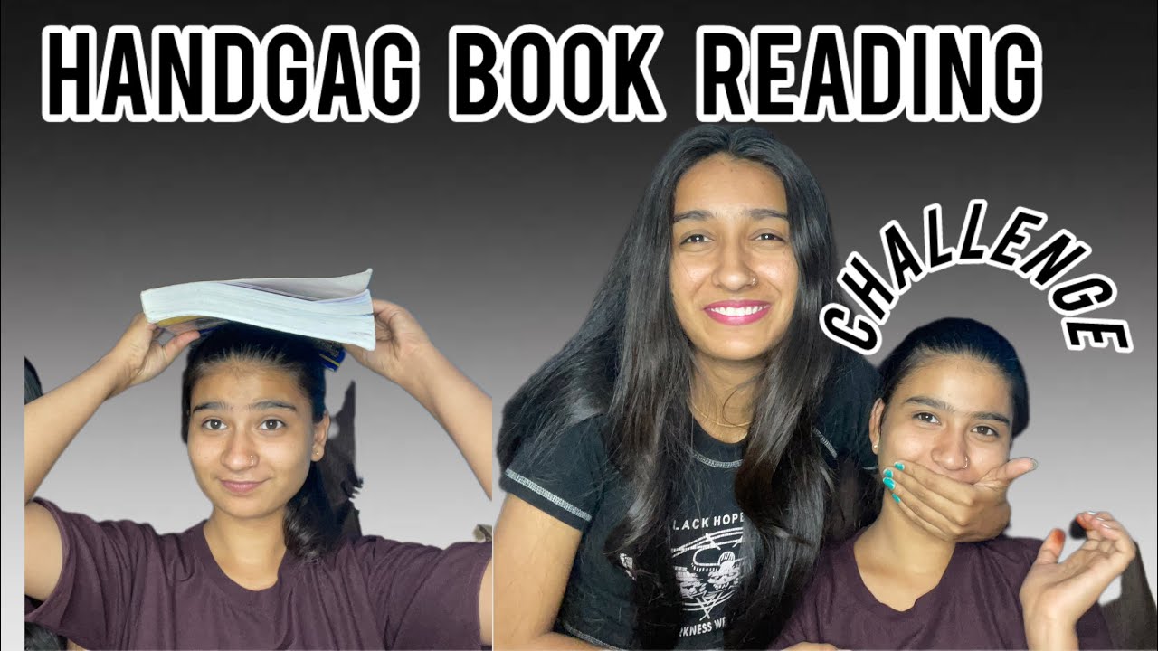 handgag book reading challenge 😆😂🙆🏻‍♀️#comedy#dailychallange #fun #explorepage