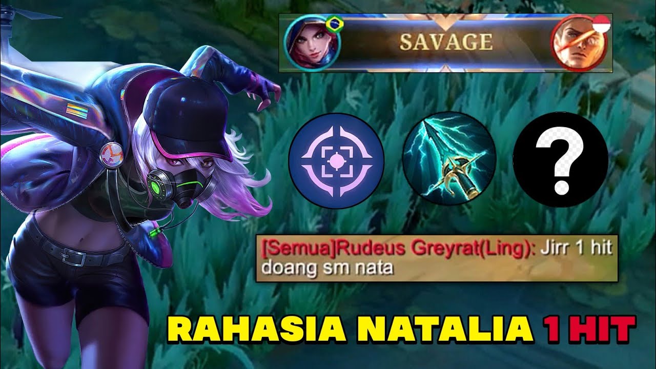 NATALIA 1 HIT FULL DARAH IS REAL | BUILD NATALIA TERSAKIT TERBARU 2024 - MLBB