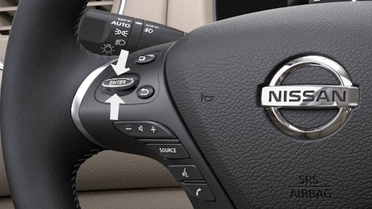 2017 NISSAN Pathfinder - Vehicle Information Display