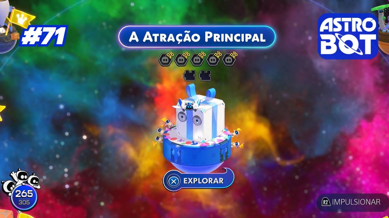 Astro Bot #71 &ndash; A Atra&ccedil;&atilde;o Principal | 5 bots + 2 pe&ccedil;as | Gameplay em Portugu&ecirc;s [PS5]