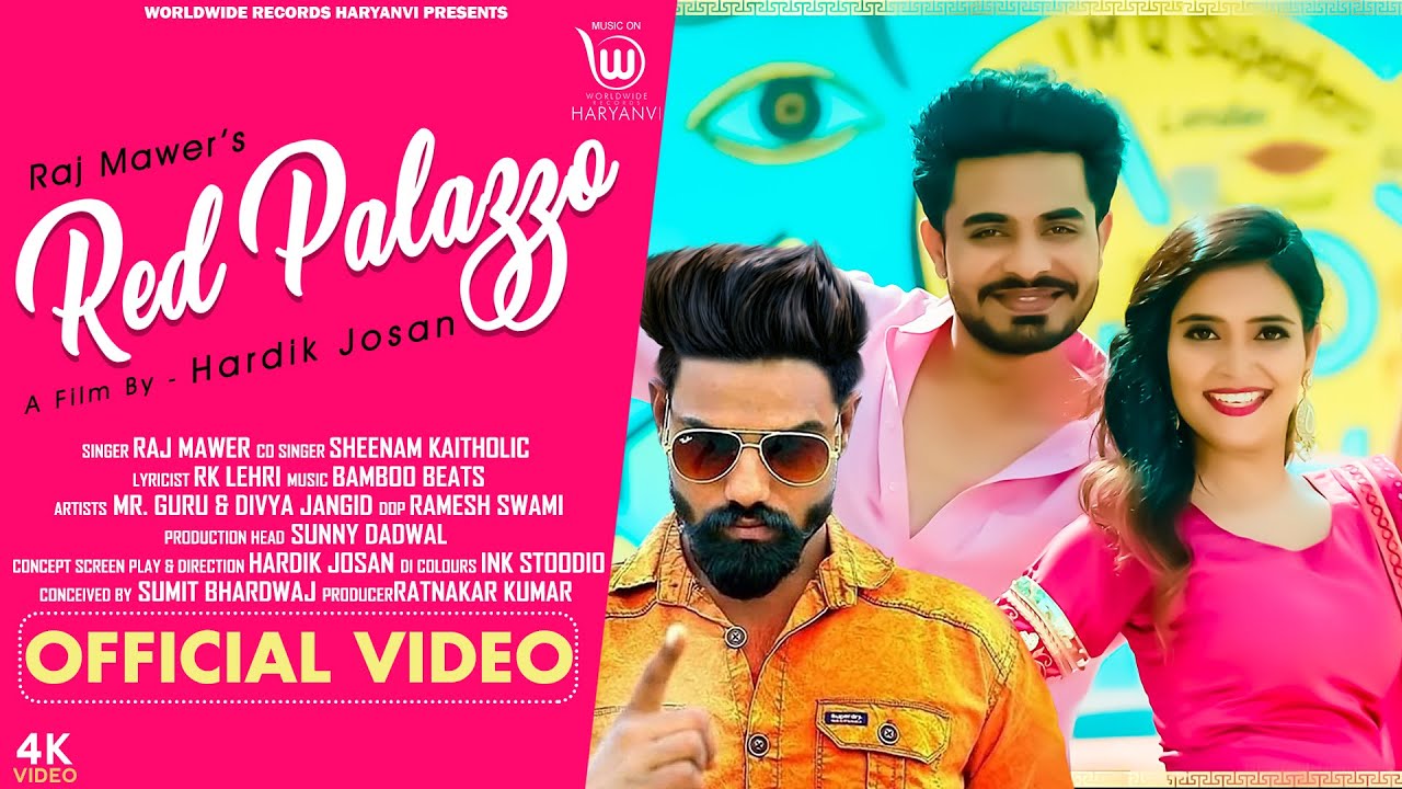 RED PALAZZO (OFFICIAL VIDEO) RAJ MAWER, SHEENAM KAITHOLIC | MR GURU & DIVYA JANGID   | Haryanvi Song