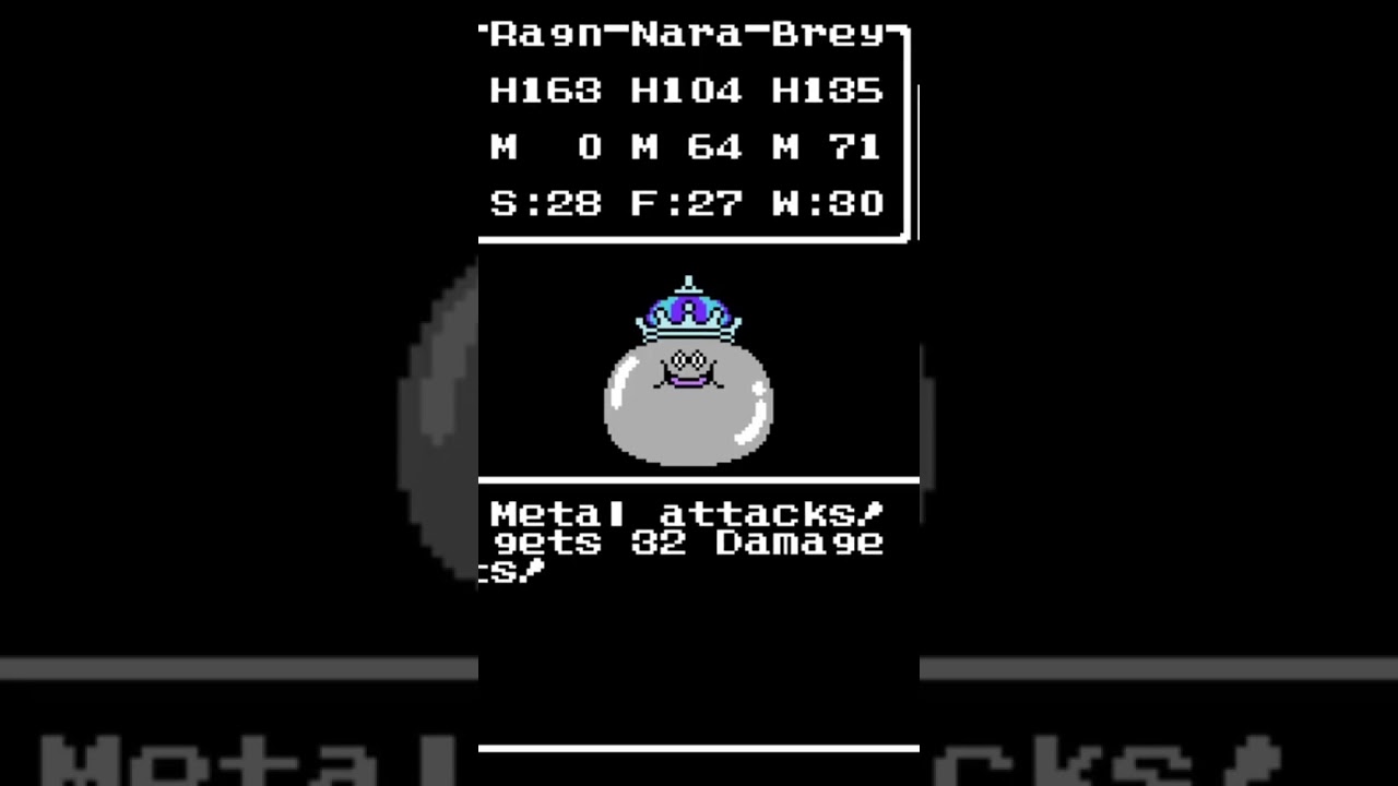 King Metal Slime hunting in Dragon Warrior IV (NES) - KarmaJolt Stream Highlights Ep 40 #shorts