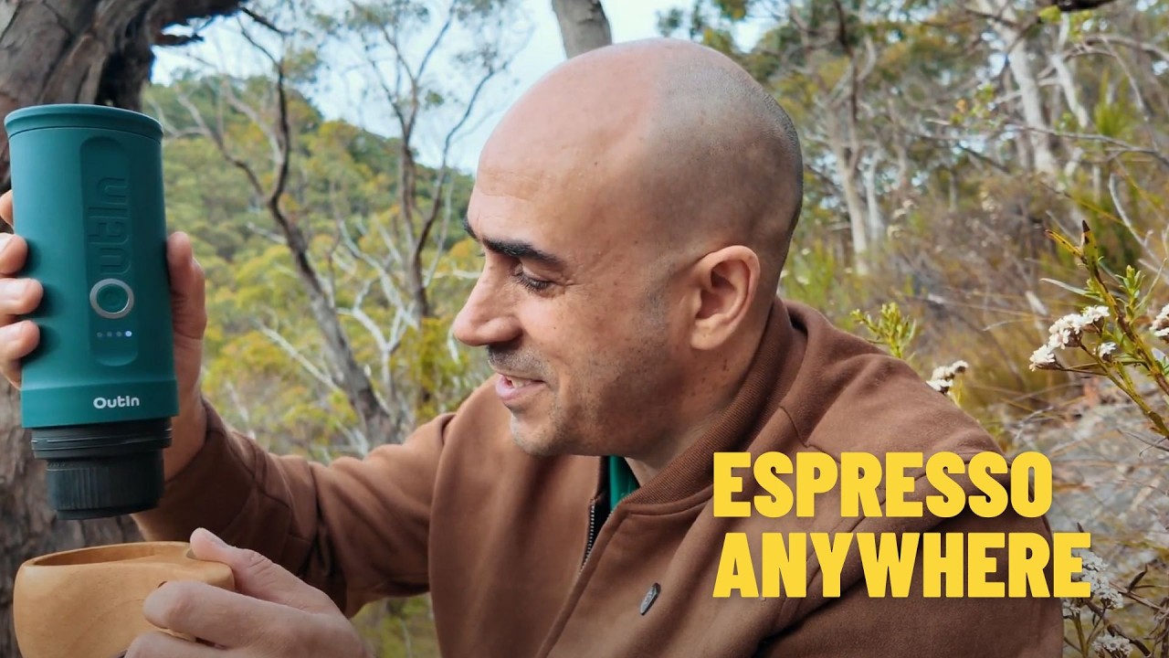 I tested an all-in-one coffee maker in the bush | Outin Nano