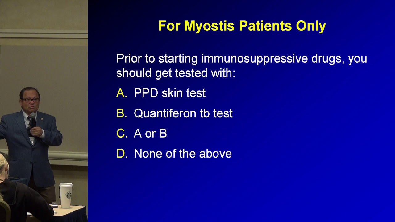 Myositis and the Risk of Infection, Dr. Mazen Dimachkie 2017 Annual Patient Conference