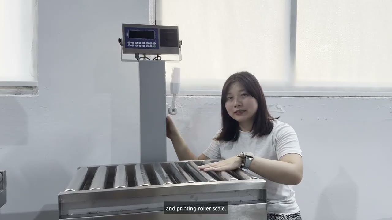 Packaging Inspection Roller Printing Scale | Professional Equipment by weigherps