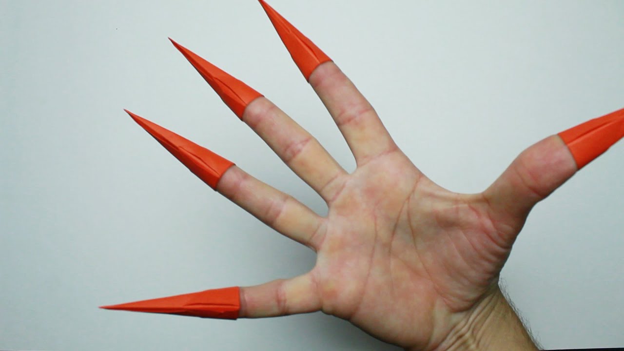 Comment faire des griffes de papier. Griffes d'origami