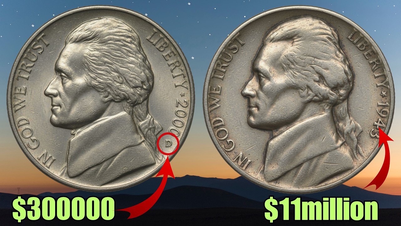 Most Valuable Jefferson Nickel Five Cent Coins Worth Big Money Today