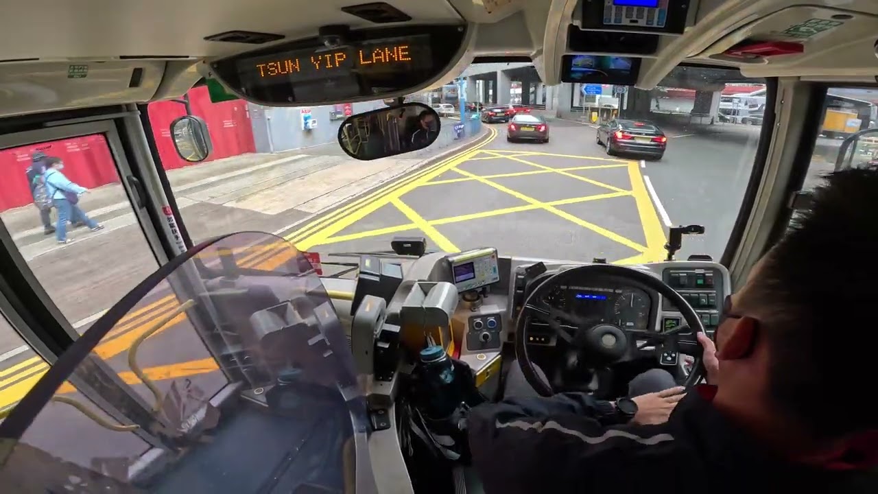 KMB 40P PY1555 觀塘碼頭 往 荃灣（如心廣場） /// Kwun Tong Ferry To  Tsuen Wan (Nina Tower)