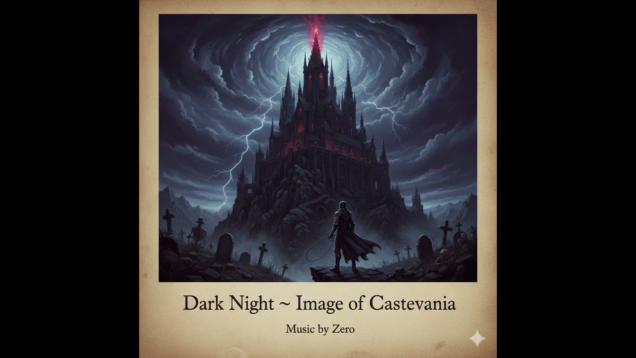 Dark night~Imageing of Castle vania~AI Music by Zero(Suno)