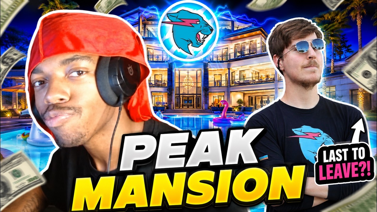 (Azu Reacts) Guys from Mr Beast Mansion vid make a group called Peak