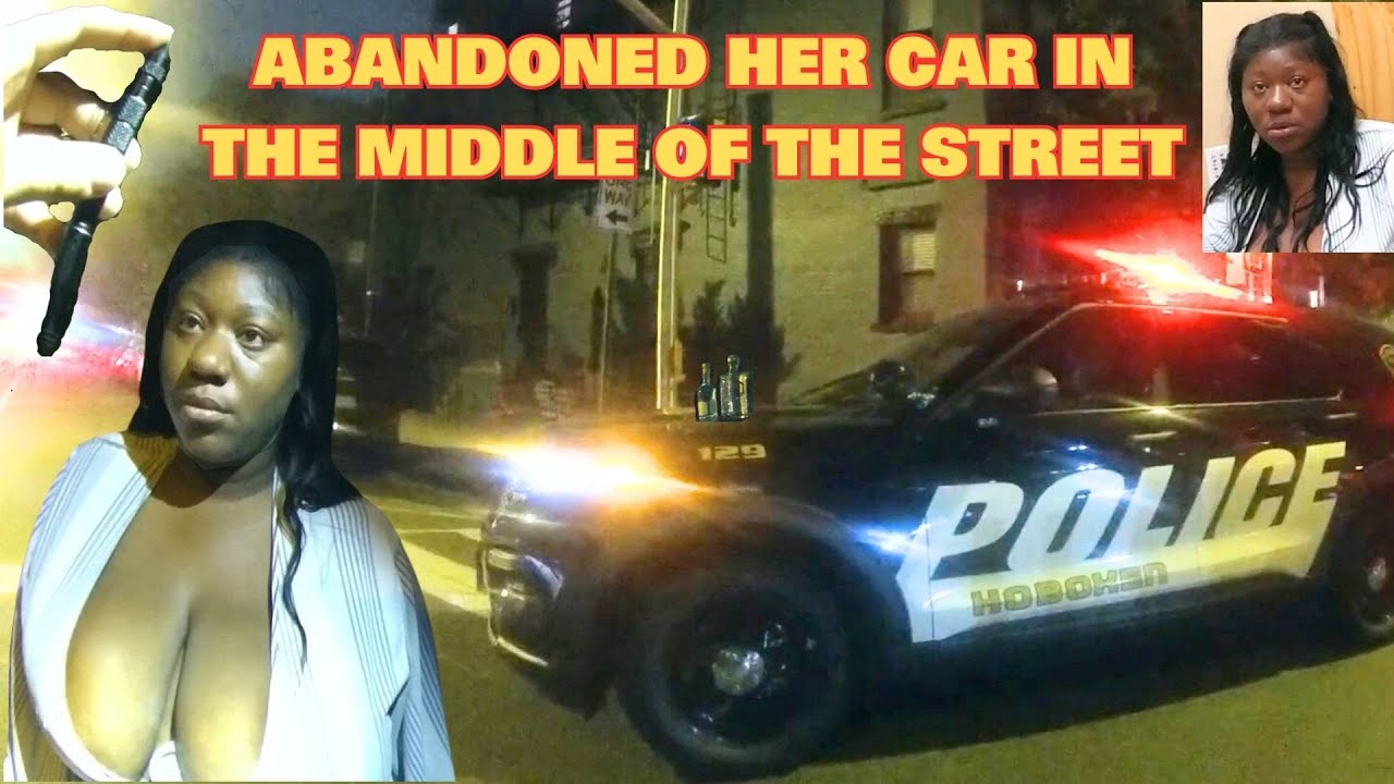 Bodycam DUI Arrest - Woman Crashes Into Parked Cars and Gets Arrested for DUI